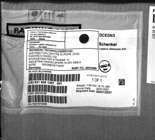 Paket-Label Paket-Label